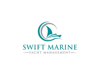Swift Marine Yacht Management logo design by usef44