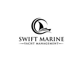 Swift Marine Yacht Management logo design by usef44