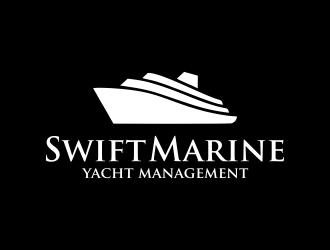 Swift Marine Yacht Management logo design by ubai popi