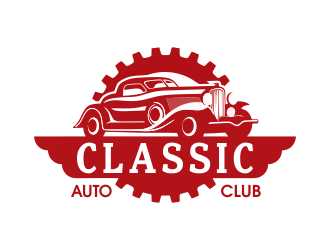 Classic Auto Club logo design by JessicaLopes