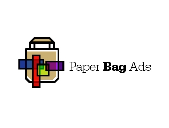 Paper Bag Ads logo design by Loregraphic