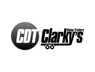 Clarky’s Dump Trailers (CDT) or CDT Rentals  logo design by ekitessar