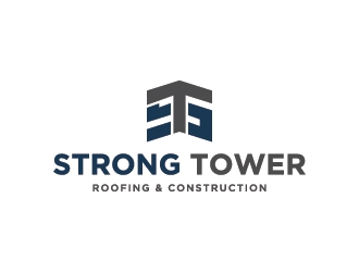 Strong Tower Roofing & Construction logo design by Fear