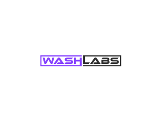 WashLabs logo design by blessings