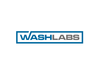 WashLabs logo design by rief