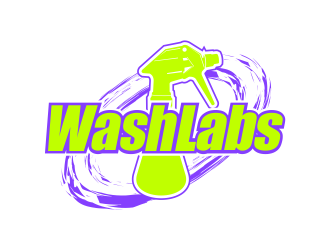 WashLabs logo design by beejo