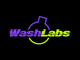 WashLabs logo design by lexipej