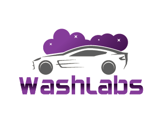 WashLabs logo design by czars