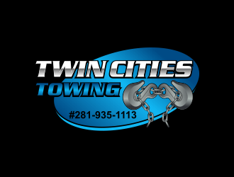 Twin cities towing  logo design by Kruger