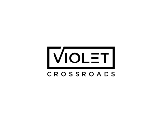 Violet Crossroads logo design by dewipadi