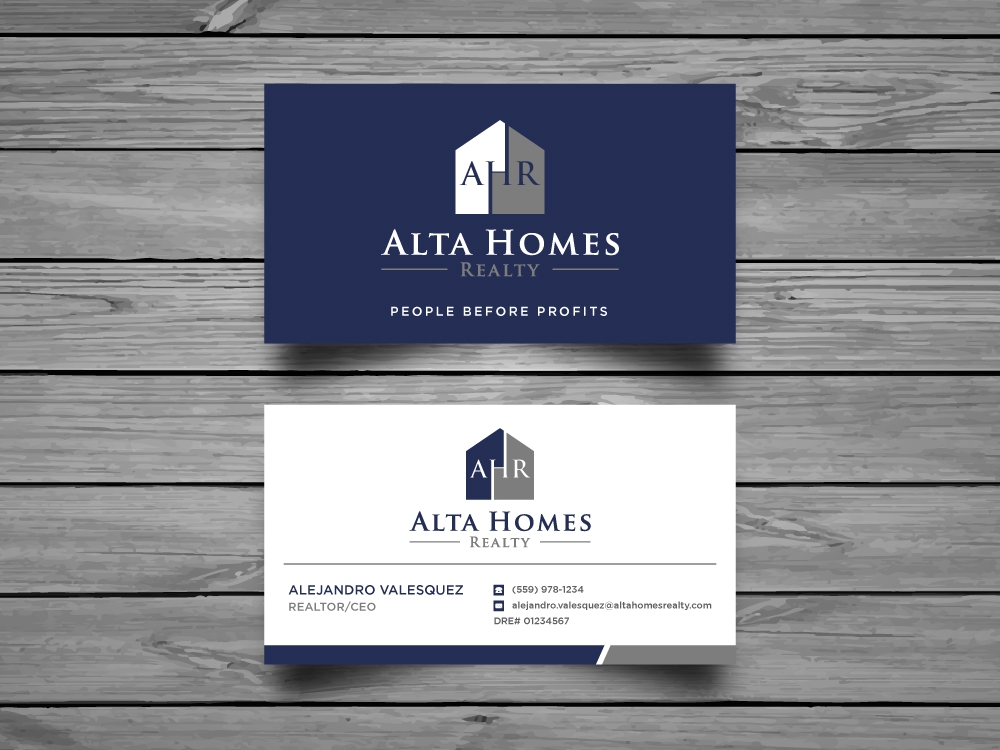 Alta Homes Realty logo design by labo