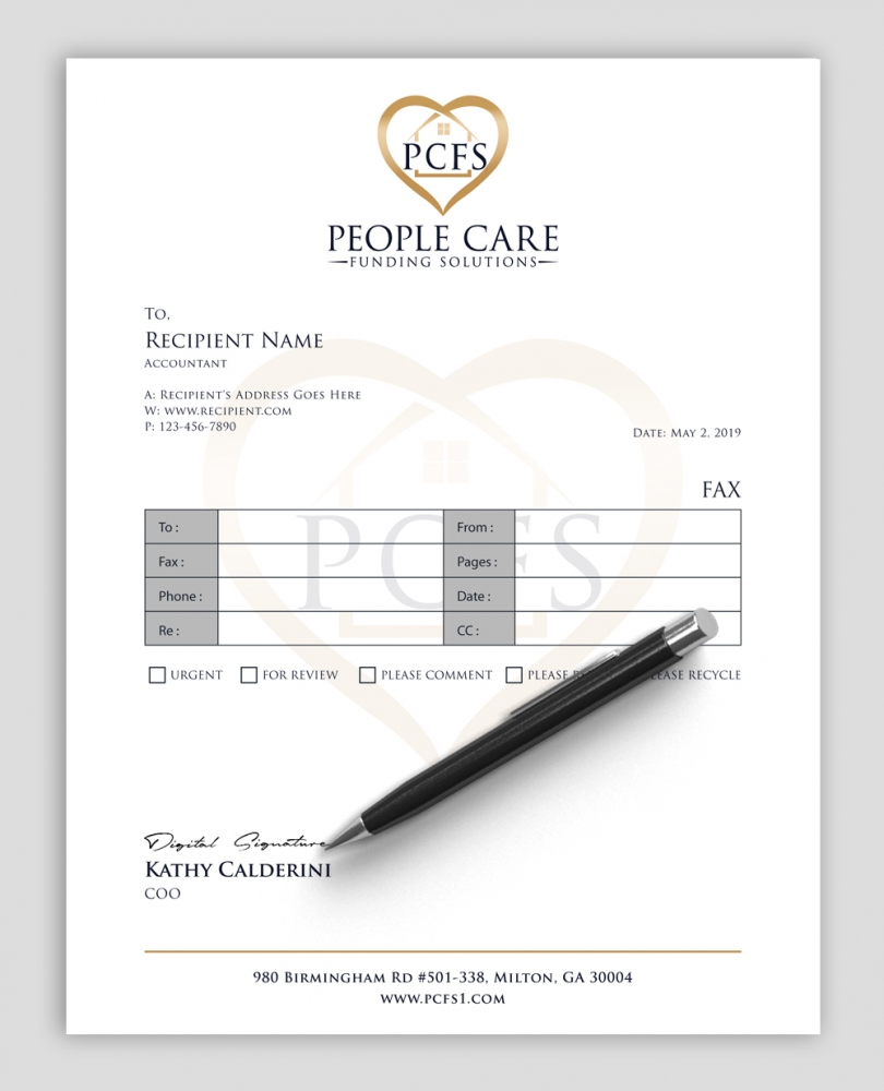 People Care Funding Solutions, LLC DBA PCFS logo design by abss
