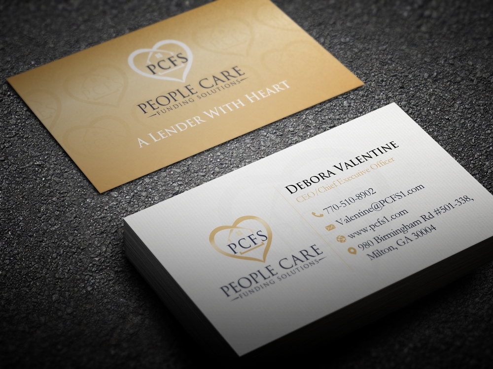 People Care Funding Solutions, LLC DBA PCFS logo design by KHAI