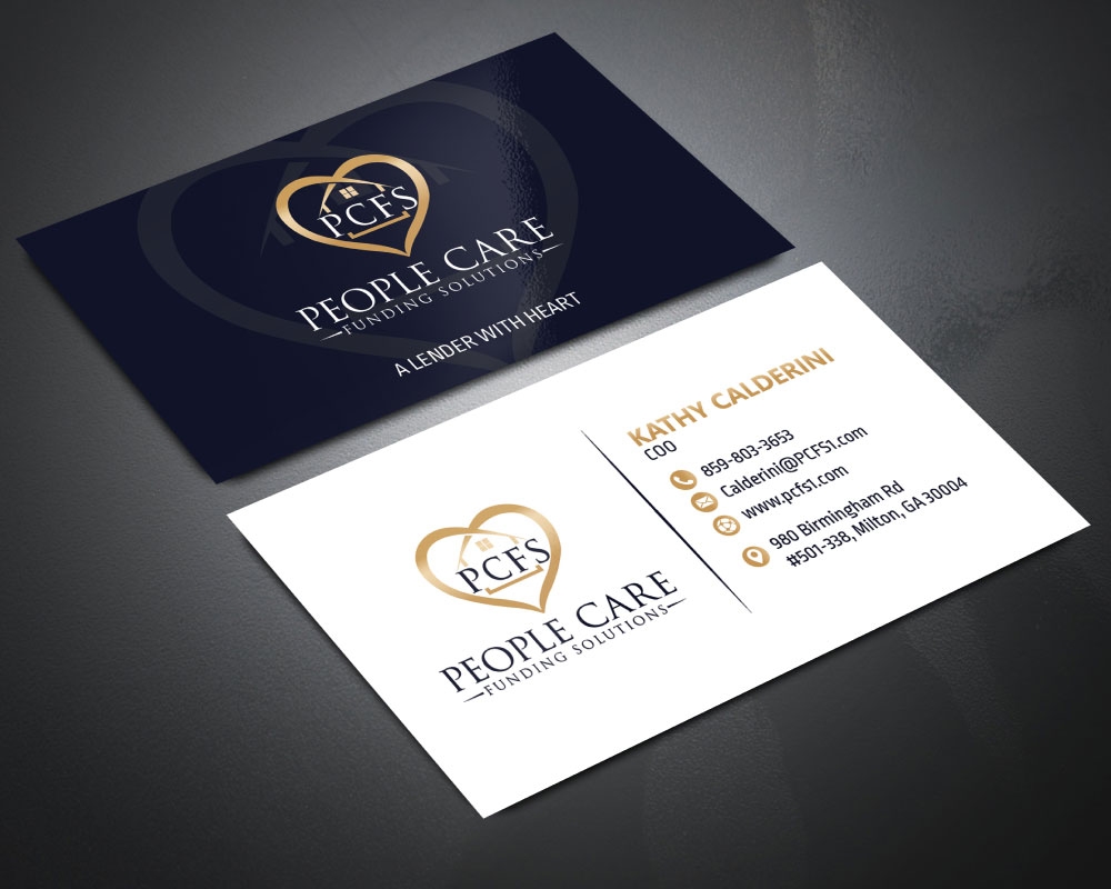 People Care Funding Solutions, LLC DBA PCFS logo design by Boomstudioz