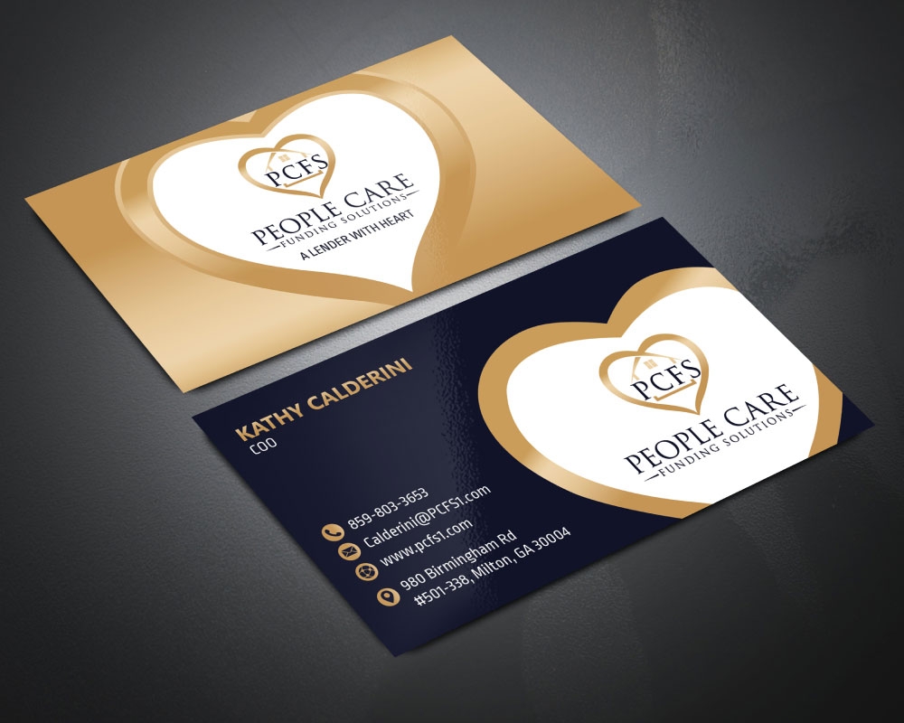 People Care Funding Solutions, LLC DBA PCFS logo design by Boomstudioz