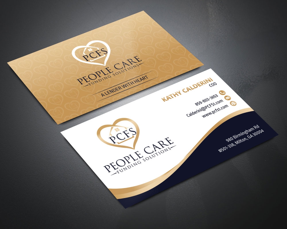 People Care Funding Solutions, LLC DBA PCFS logo design by Boomstudioz