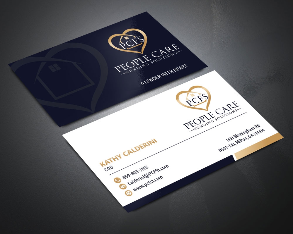 People Care Funding Solutions, LLC DBA PCFS logo design by Boomstudioz