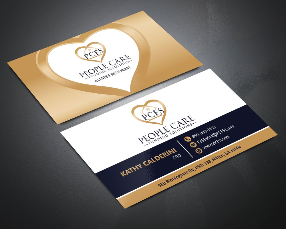 People Care Funding Solutions, LLC DBA PCFS logo design by Boomstudioz