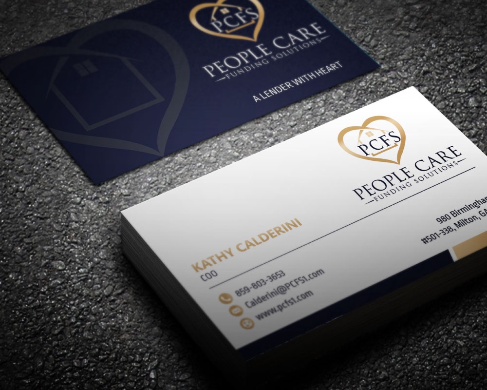 People Care Funding Solutions, LLC DBA PCFS logo design by Boomstudioz