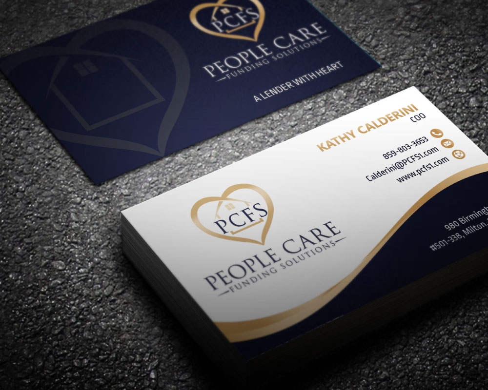 People Care Funding Solutions, LLC DBA PCFS logo design by Boomstudioz