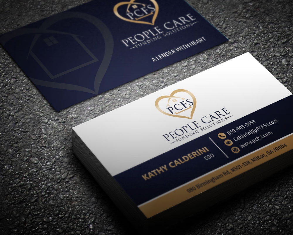 People Care Funding Solutions, LLC DBA PCFS logo design by Boomstudioz