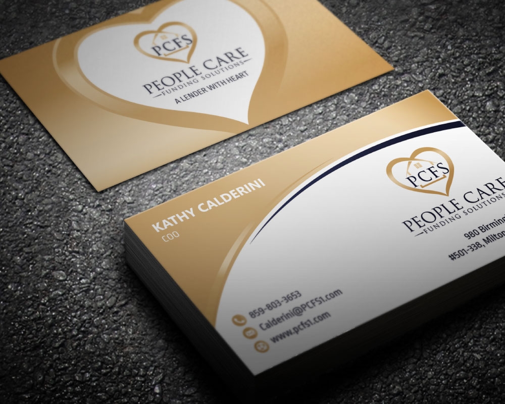 People Care Funding Solutions, LLC DBA PCFS logo design by Boomstudioz