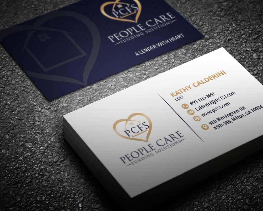 People Care Funding Solutions, LLC DBA PCFS logo design by Boomstudioz