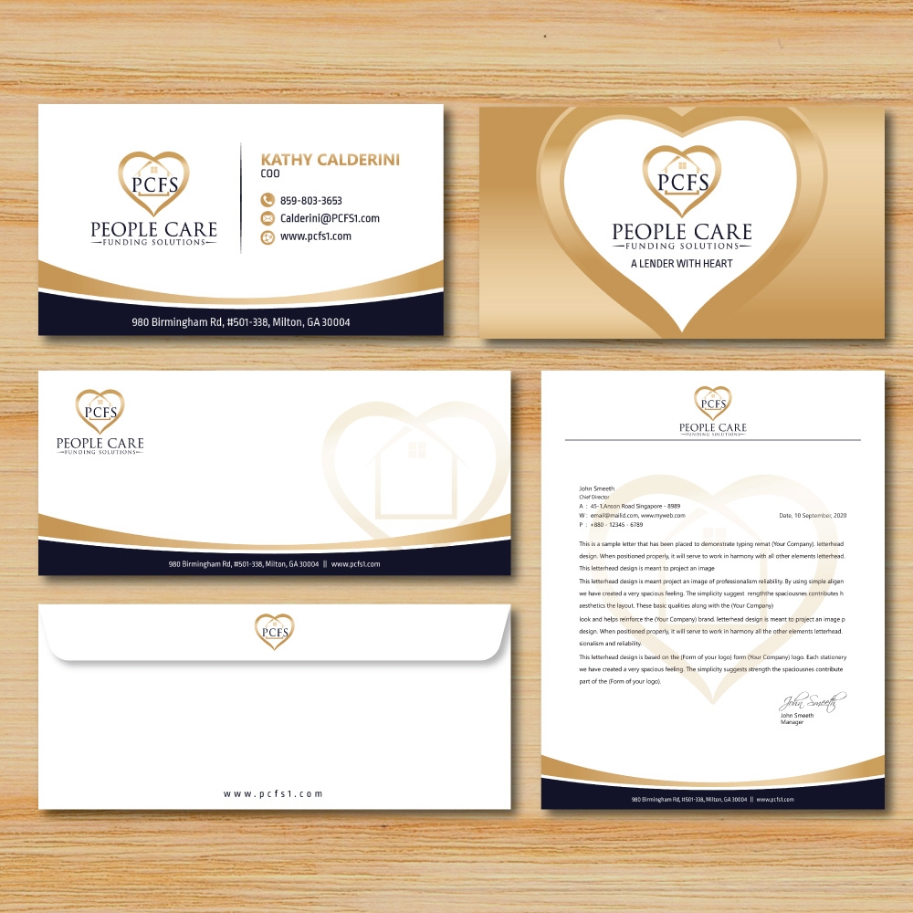 People Care Funding Solutions, LLC DBA PCFS logo design by Boomstudioz