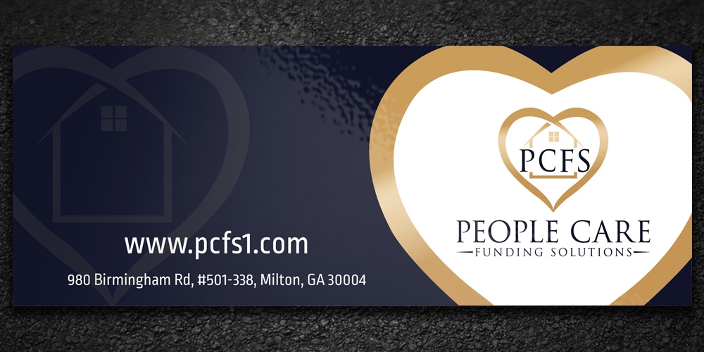 People Care Funding Solutions, LLC DBA PCFS logo design by Boomstudioz