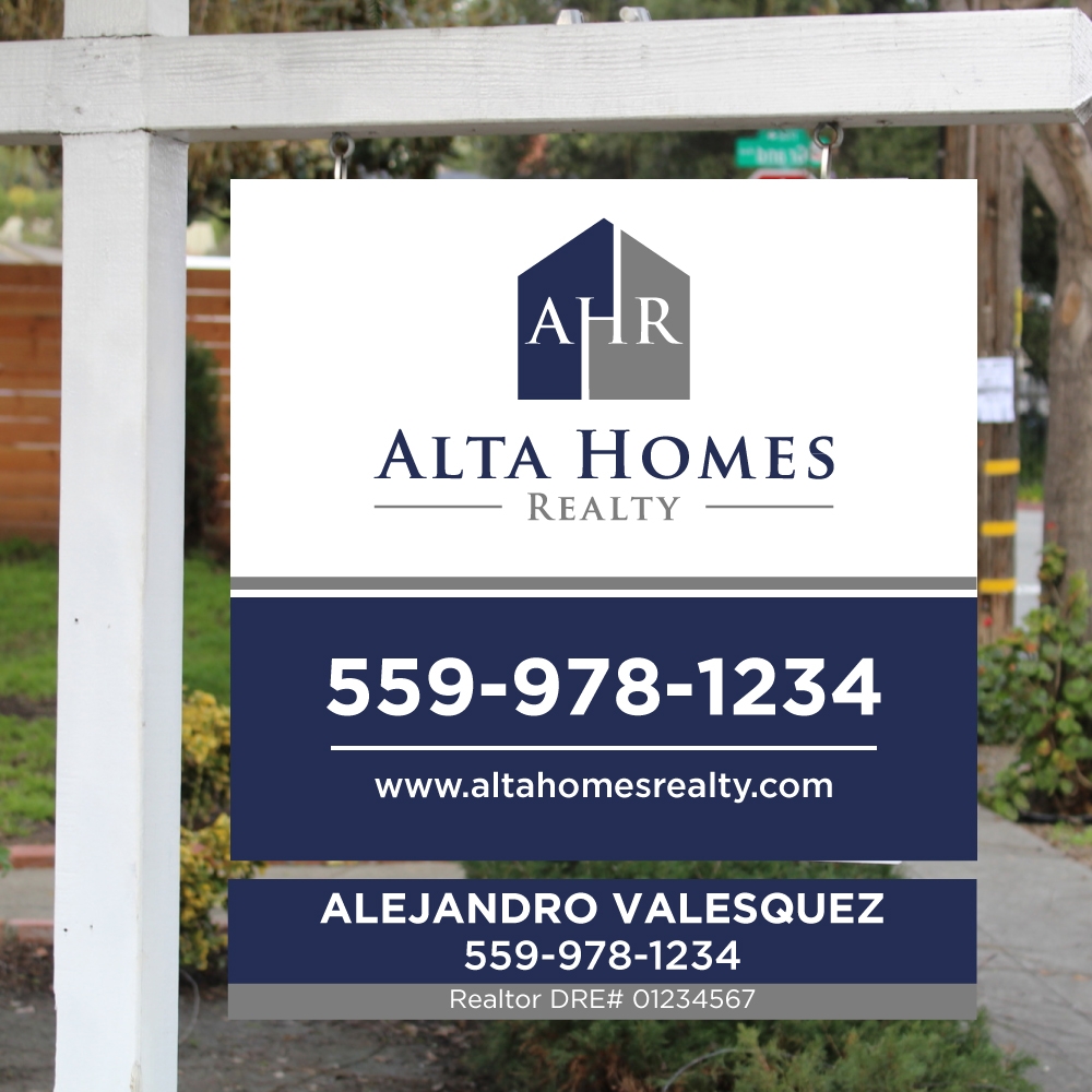 Alta Homes Realty logo design by labo