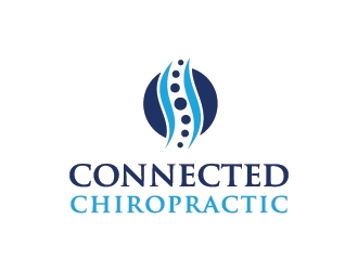 Connected Chiropractic logo design by Fear