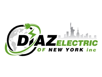 Diaz Electric of New York Inc. logo design by MAXR