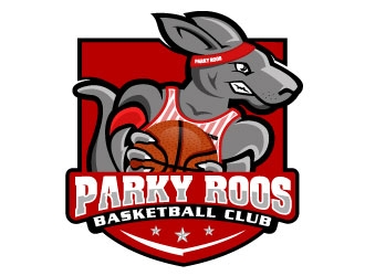 Parkerville Kangaroos Basketball Club logo design by DesignPal
