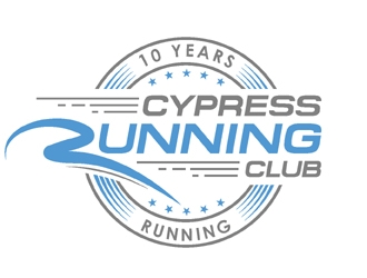 Cypress Running Club logo design by MAXR