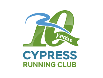 Cypress Running Club logo design by ROSHTEIN
