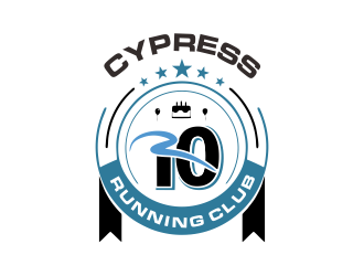 Cypress Running Club logo design by ROSHTEIN