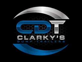 Clarky’s Dump Trailers (CDT) or CDT Rentals  logo design by pencilhand