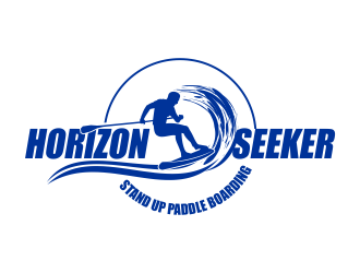 Horizon Seeker Stand Up Paddle Boarding (Horizon Seeker SUP) logo design by beejo