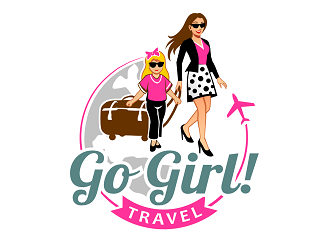 Go Girl Travel logo design by haze