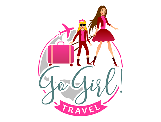 Go Girl Travel logo design by haze