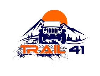 Trail 41 logo design by DanizmaArt