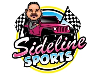 sideline sports logo design by MAXR