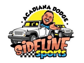 sideline sports logo design by DreamLogoDesign