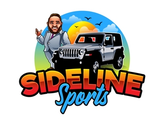 sideline sports logo design by DreamLogoDesign