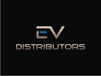 EV Distributors  logo design by mbamboex