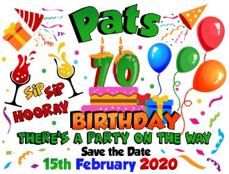 Pats 70th logo design by aldesign