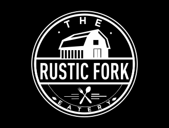 The rustic fork eatery  logo design by Greenlight