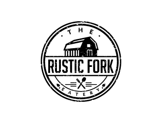The rustic fork eatery  logo design by quanghoangvn92