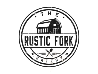 The rustic fork eatery  logo design by stayhumble