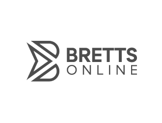 Bretts Online logo design by nehel